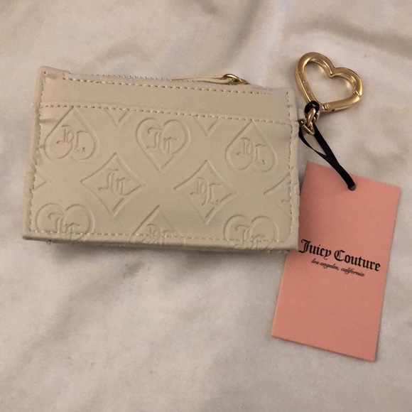 Juicy Couture Angel Glitz Out Tab Elongated Faux Leather CC Wallet NWT - Picture 7 of 16